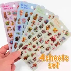 シール4枚セット イタリアンブレインロット tiktok 誕生日 プレゼント