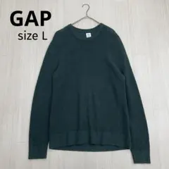 ◆ GAP ギャップ クルーネック 片畦編み ニット セーター プルオーバー