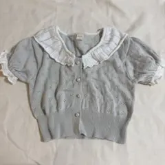 marron カーディガン サマーニット L 韓国子ども服