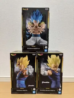 Grandista ドラゴンボールZ ゴジータII ベジット 魔人ベジータ 3体