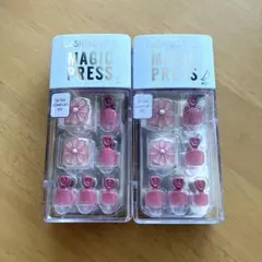 ☆新品☆ ダッシングディバ　マジックプレス　フット　足　ピンク系　2個セット