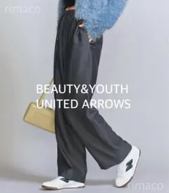 BEAUTY&YOUTH◆カルゼパッチポケット イージーパンツ