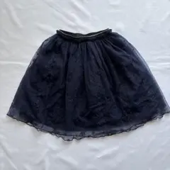 【BREEZE】紺チュールスカート《110》