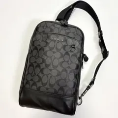【極美品】COACH グラハム シグネチャー ボディバッグ ショルダーバッグ