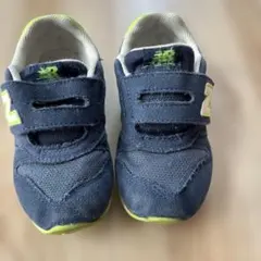 New Balance キッズ スニーカー 373 ネイビー ライム