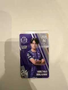 Topps Jリーグ 東俊希 サンフレッチェ広島 トレーディングカード