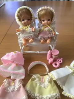 リカちゃんふたごの妹ミキちゃんマキちゃん本体小物セット