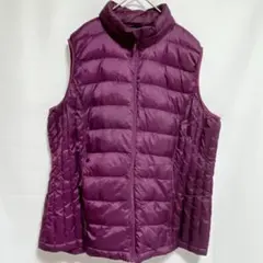 32° HEAT パッカブル ダウンベスト ボルドー XXL 大きいサイズ