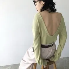TODAYFUL ／ バックオープンリブロンT