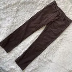 〈GAP〉（34*32）メンズ ブラウン コーデュロイ スリムフィット チノパン