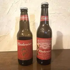 【限定ボトル】バドワイザー ワールドカップ 空き瓶2本
