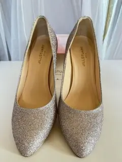 【1度のみ使用】ジルスチュアート  パンプス　24センチ　シャンパンピンク