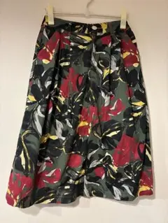 JEAN NASSAUS フレアスカート 花柄のサムネイル