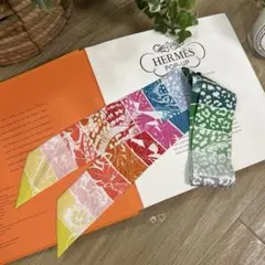 HERMESエルメス ツイリー ビンガタ シルクスカーフ 和柄 琉球紅型 沖縄