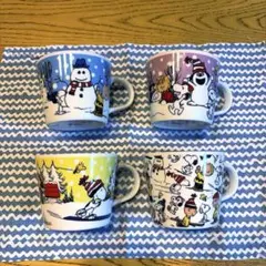 【非売品】スヌーピー　スープマグカップ　4個セット　KFC