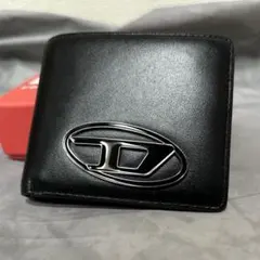 【完売品】美品　ディーゼル　財布　２つ折り財布　Dロゴ