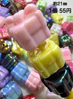 ♢穴あり♢カラフル♢プレゼント♢クリスマス♢カスタムボールペン♢ビーズボールペン