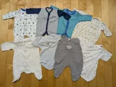 ロンパース・カバーオールセット8点セット 新生児サイズ