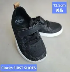 美品◆Clarks FIRST SHOES ◆ベビーシューズ ブラックのサムネイル