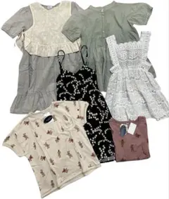 ❤️120❤️まとめ売り6点SET❤️ワンピース❤️トップス❤️エプロンワンピ❤️