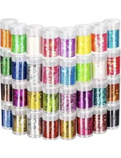 ネイル レジン ホログラフィックグリッター 32色 まとめ売り