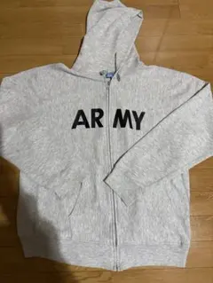 90s Champion USA製ARMYジップパーカー サイズXL