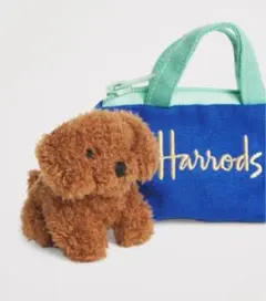 Harrods ドッグインバッグ　ぬいぐるみ付きキーホルダーのサムネイル