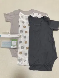 ベビー 半袖ロンパース 90サイズ 3枚セット