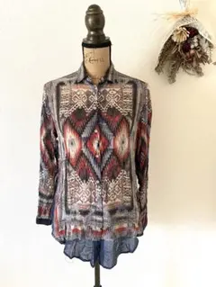 ZARAシースルーシャツ