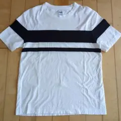 ★期間限定値引き★ ZARA ホワイト/ネイビー ストライプ Tシャツ S