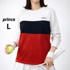 prince プリンス 長袖シャツ L レディース テニスウェア ロングスリーブ