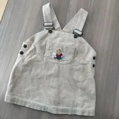 ば*た様 familiar ジャンパースカート コーデュロイ