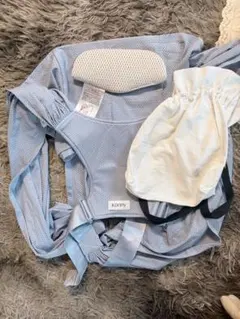 【美品】konny コニー 抱っこ紐 FLEX AirMesh ブルー