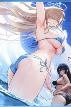 ブルーアーカイブ アスナ カリン B2タペストリー SOLar C104