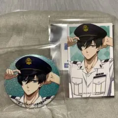 ブルーロック　糸師凛　缶バッジ　イラストカード　セット
