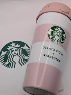 スターバックス GELATO PIQUEコラボ ステンレスタンブラーピンク、新品