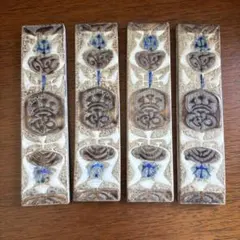 希少 二本 ロイヤルコペンハーゲン バッカ BACA タイル ニルス