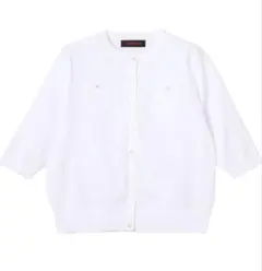 CABaN ファインポリエステル ハーフスリーブポケットカーディガン