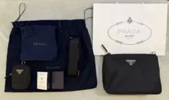 PRADA プラダ Re-Nylon×サフィアーノレザー ショルダーバッグのサムネイル