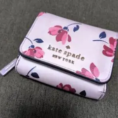 kate spade 花柄 二つ折り財布