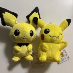ピカチュウ ピチュー ぬいぐるみ ポケモン ポケセン バンプレストプライズ品のサムネイル