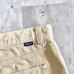 Patagoniaパタゴニア　コーデュロイショートパンツ　ベージュ
