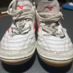 Mizuno フットサルシューズ ホワイト/レッド　モナルシーダネオ