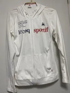 le coq sportif フルジップフーディ ホワイト