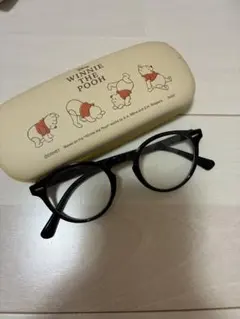 くまのプーさん メガネケース付き メガネ