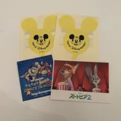 ディズニーランド　ズートピア2 シール