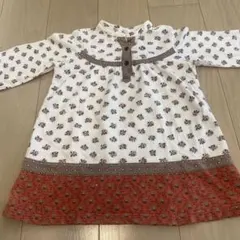 Branshes D'filant 花柄　長袖　チュニック 110センチ