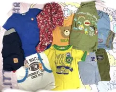 子供用Tシャツセット 100cm ホットビスケッツMIKIHOUSEアンパンマン