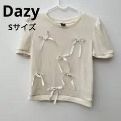 m*a様 Dazy　半袖ニット　Sサイズ　リボン