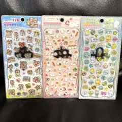 正規品 ジュエルプチドロップ ラブ友 シマエナガ パフィグリーン 3枚セット